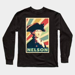 Horatio Nelson Vintage Colors Long Sleeve T-Shirt